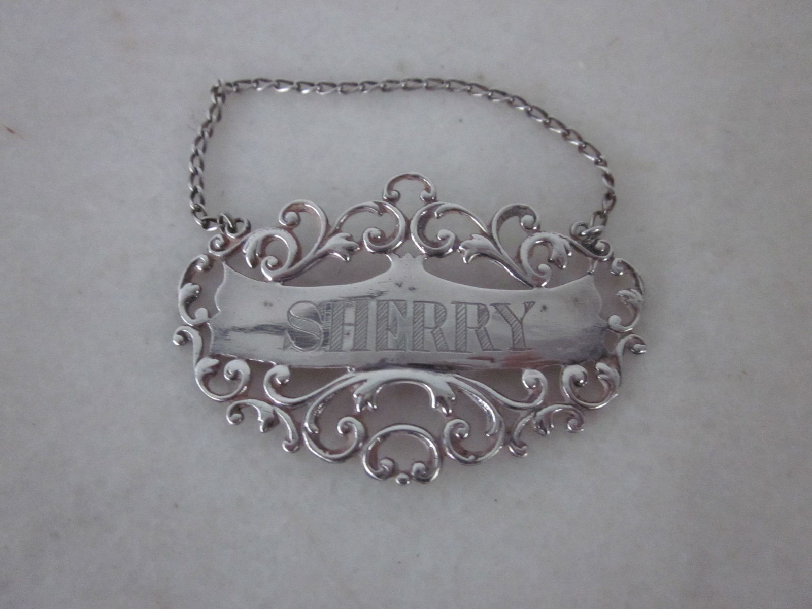 2 Sterling Decanter Labels (1 of 4)