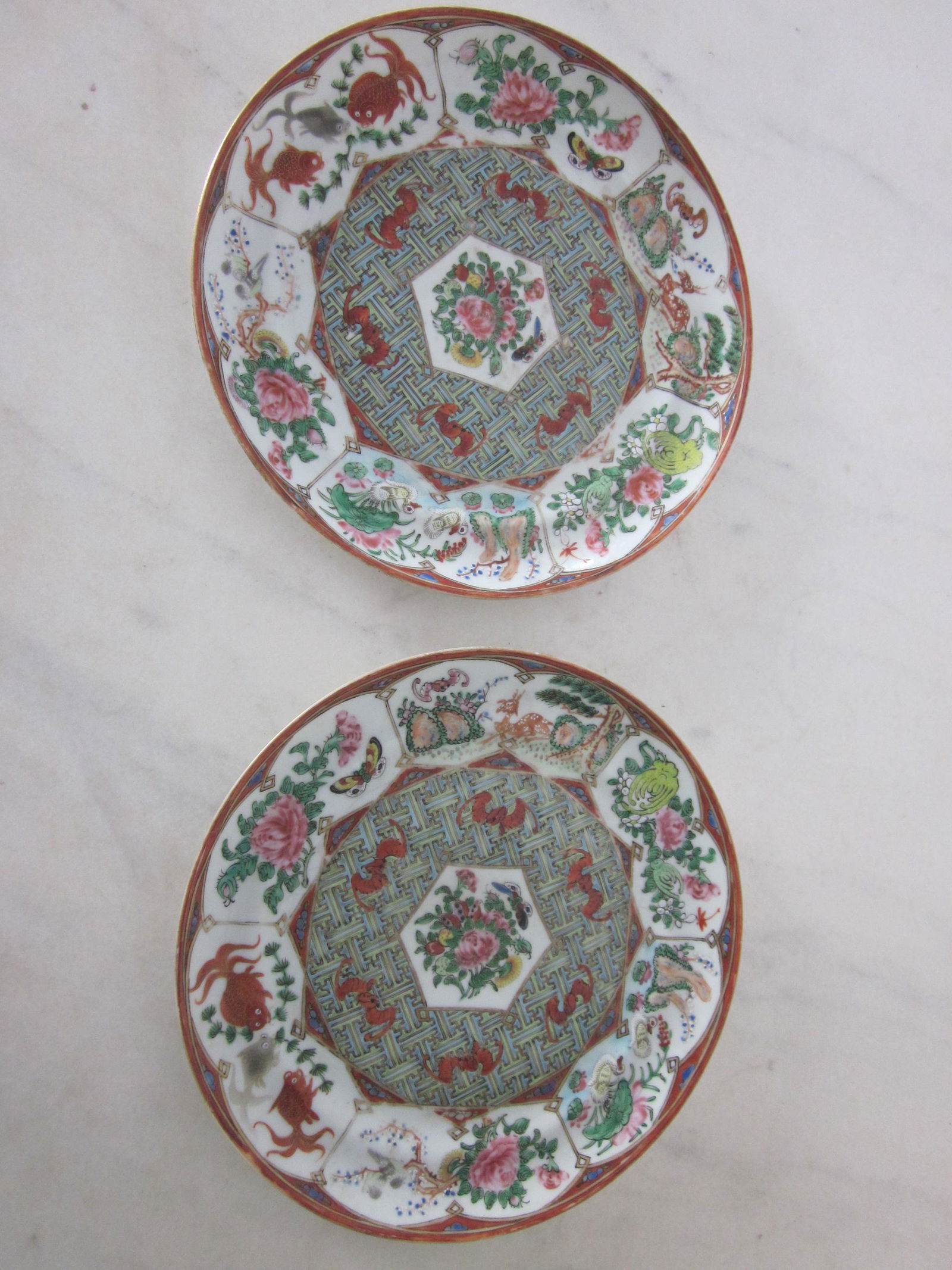 Rose Medallion Plates (1 of 5)