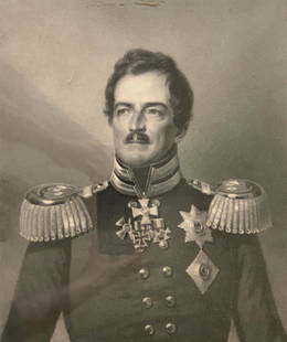 Franz Krüger (1797–1857) Portrait of the Prussian: Franz Krüger (1797–1857) Portrait of the Prussian Prince Augustus. 1830s. Lithograph