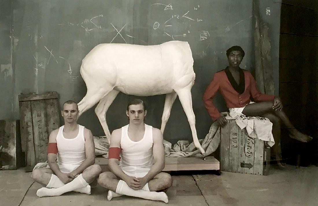 Heather Straka - The Escort - Bloodlust: C type photograph, edition 1/5 Signed, inscribed & dated 2007 verso Provenance: Jonathan Smart Gallery, ChristchurchBlood Lust is the title the artist gave to a series of photographs made in 2012 duri