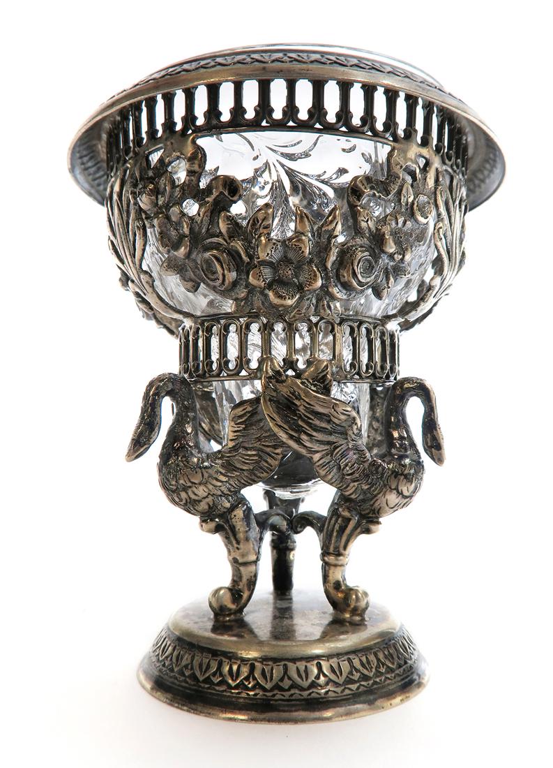 19th C. German Silver Salt Cellar (1 of 3)