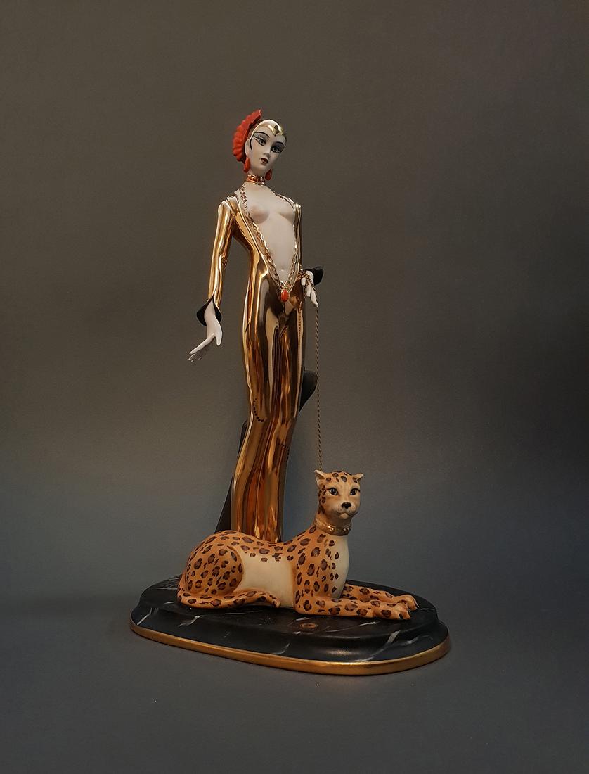 14" Ltd Edition Ester Bassano Figurine Designed By ERTE (1 of 15)