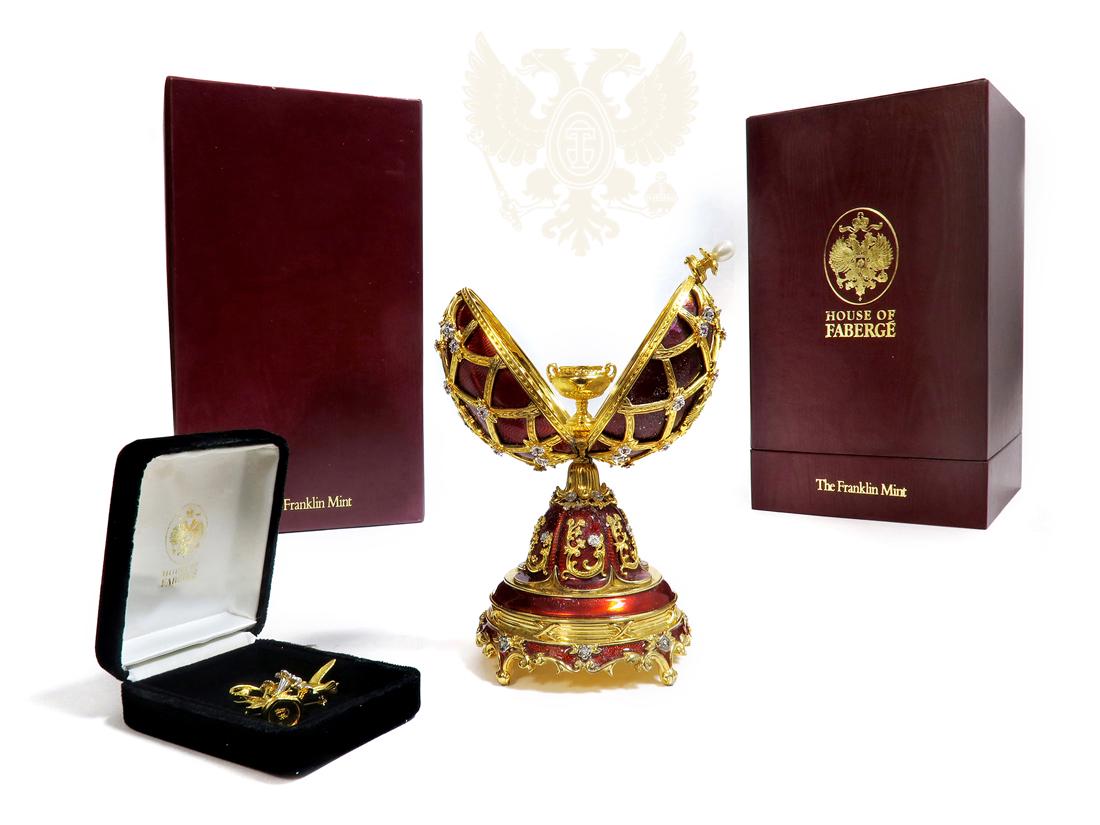 Faberge Imperial Sterling Silver Imperial Musical Egg (1 of 6)