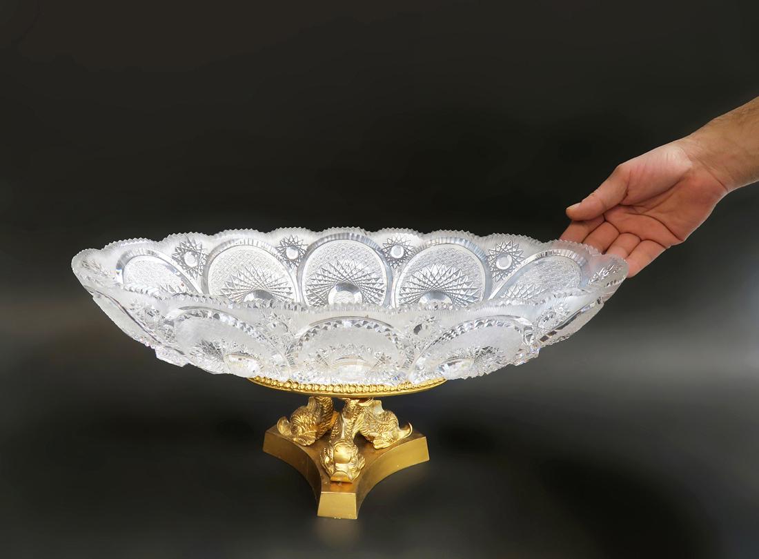 Large Empire Bronze/Baccarat Quality Crystal (1 of 2)