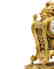 A Louis XVI style Bronze Clock on Tray - 3