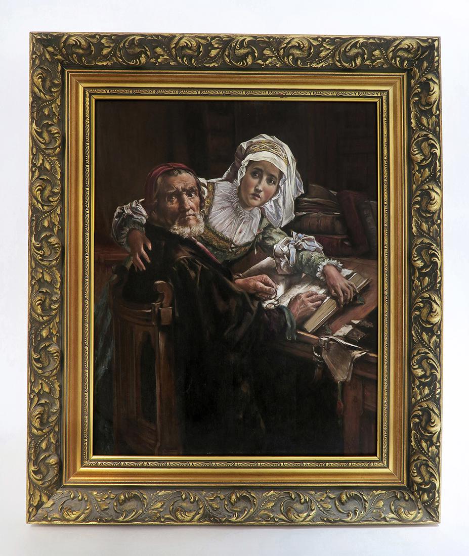 Fine Oil on Board signed Karoly Pap (1 of 5)