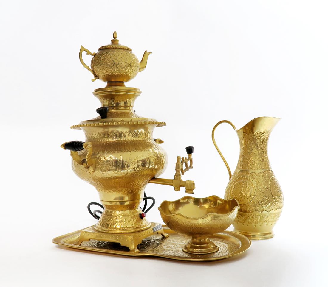 Vintage Persian Electric Samovar and Accessories (1 of 3)