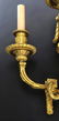 Large Pair of Henry Dasson Bronze Sconces, Signed - 3