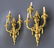 Large Pair of Henry Dasson Bronze Sconces, Signed - 4