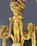 Large Pair of Henry Dasson Bronze Sconces, Signed - 5