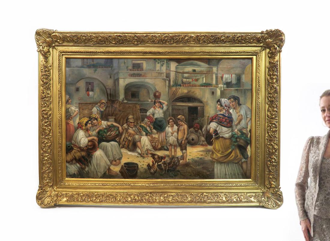 Antonio Ermolao Paoletti (Italian, 1834-1912) Large O/C (1 of 7)