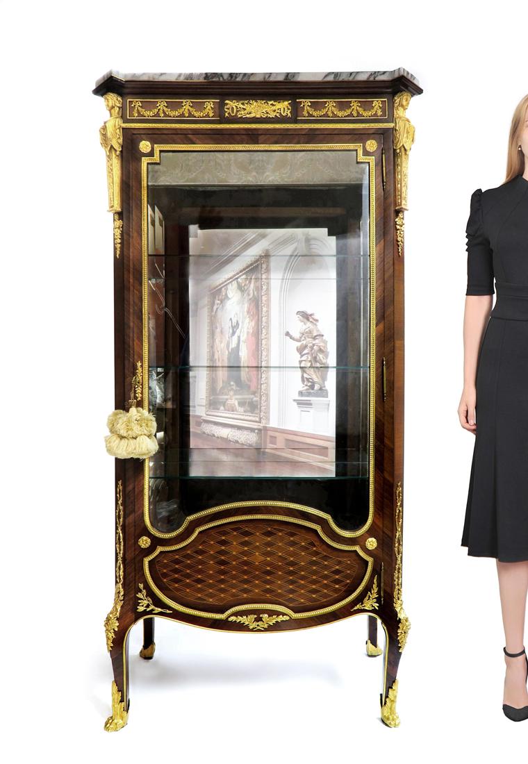 Magnificent F. Linke Bronze Mounted Kingwood Cabinet (1 of 7)