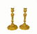 A Pair of F. LINKE Gilt Bronze Candlesticks, 19th C.