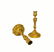A Pair of F. LINKE Gilt Bronze Candlesticks, 19th C. - 2