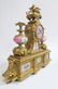 Monumental Bronze & Sevres Porcelain Clock Set - 12