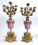 Monumental Bronze & Sevres Porcelain Clock Set - 14