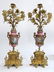 Monumental Bronze & Sevres Porcelain Clock Set - 15