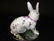 1920 French Galle Pottery Rabbit - 2