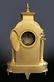 19th C. Bronze & Porcelain Platinum Ground Clock Set - 3