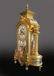 19th C. Bronze & Porcelain Platinum Ground Clock Set - 7