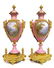 LEROY & FILS Signed Magnificent 19th C Sevres Clock Set - 8