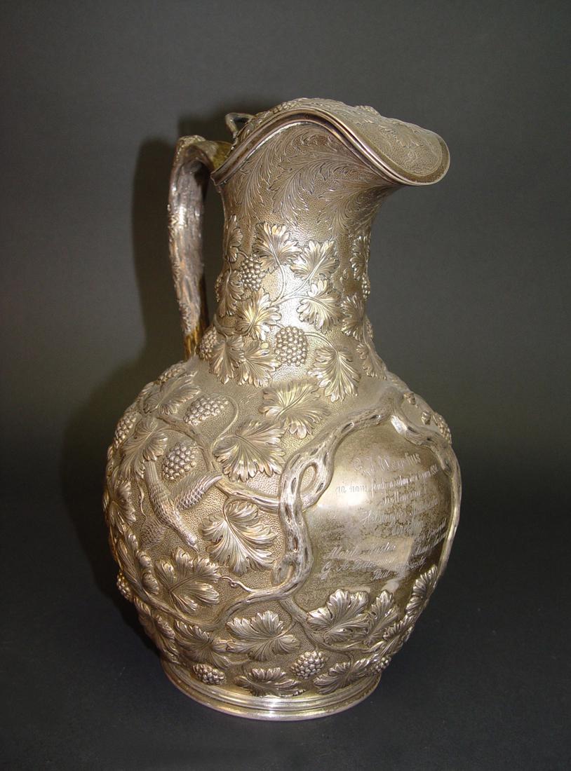 Very Fine Sterling Silver Pitcher With Moving Lid (1 of 5)