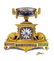 19th C. Sevres Gilt Bronze Jeweled Cobalt Clock Set - 2
