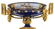 19th C. Sevres Gilt Bronze Jeweled Cobalt Clock Set - 9