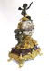 19th C. French Figural Bronze & Marble Clock Set - 4