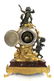 19th C. French Figural Bronze & Marble Clock Set - 5
