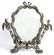 A Large Tiffany & Co. Sterling Silver Figural Mirror - 2