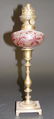 French Baccarat Glass and Bronze Oil Lamp, 19th Century - 2