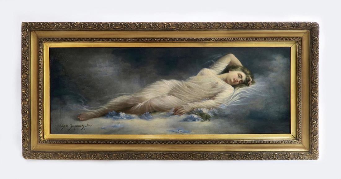 Emile Eisman-Semenowsky (Polish, 1857-1911) Painting (1 of 4)