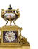 A Louis XVI style Bronze & Sevres Porcelain Clock Set - 2