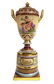 19th C. Pair of Hand Painted Royal Vienna Urns/Vases - 2