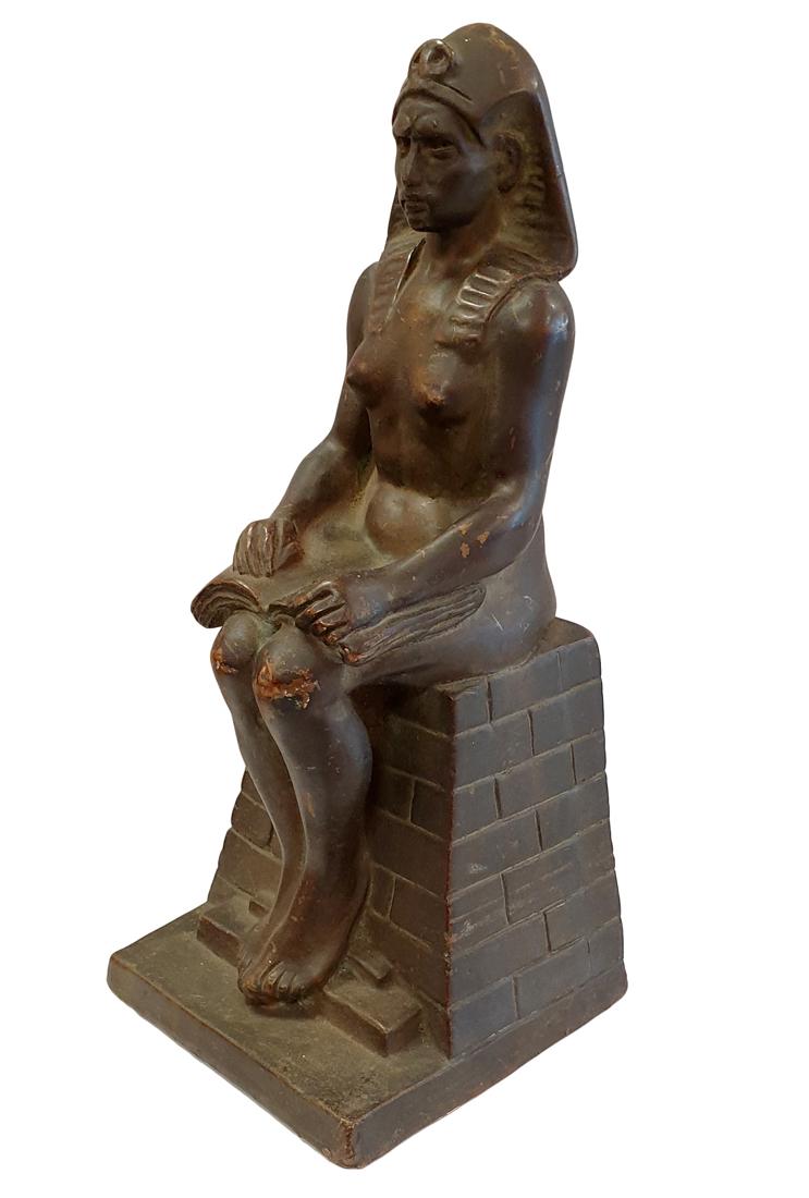 Female Pharaoh, A Vintage Bronze Sculpture, KBW Signed (1 of 7)