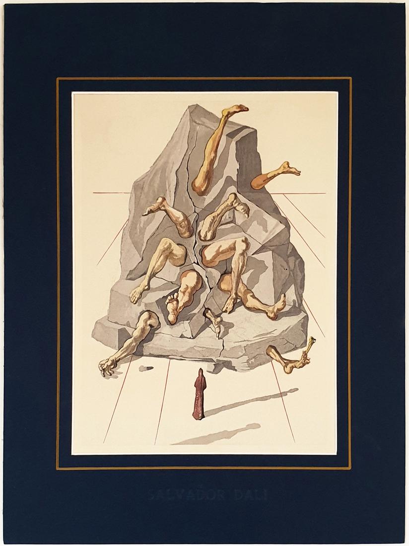 LES SIMONIAQUES, SALVADOR DALI LITHOGRAPH COA/1964 (1 of 5)