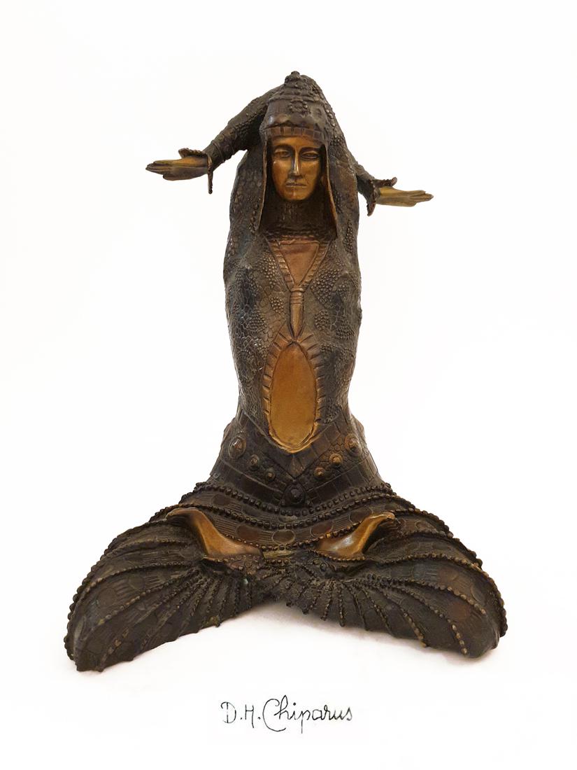 Civa , After D.H.Chiparus Patina-ted Bronze Sculpture (1 of 9)