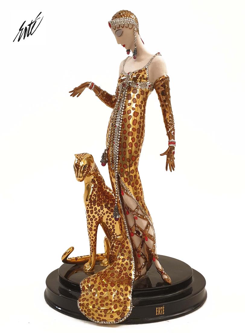 Ocelot, The Franklin Mint House of ERTE Figurine (1 of 13)
