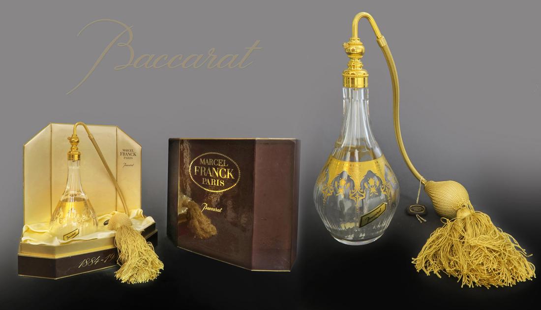 A Baccarat Glass Perfume Bottle in Original Box (1 of 8)