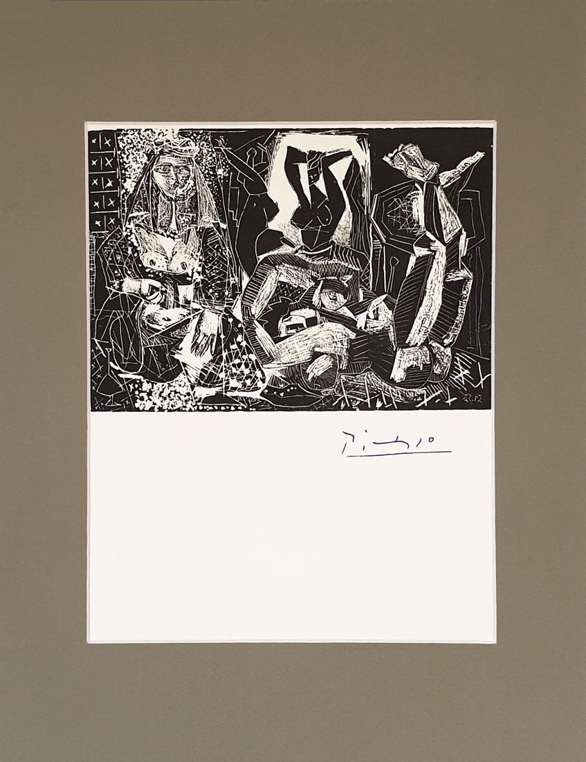 Les Femmes d'Alger, PABLO PICASSO LITHOGRAPH PRINT 1955 (1 of 3)