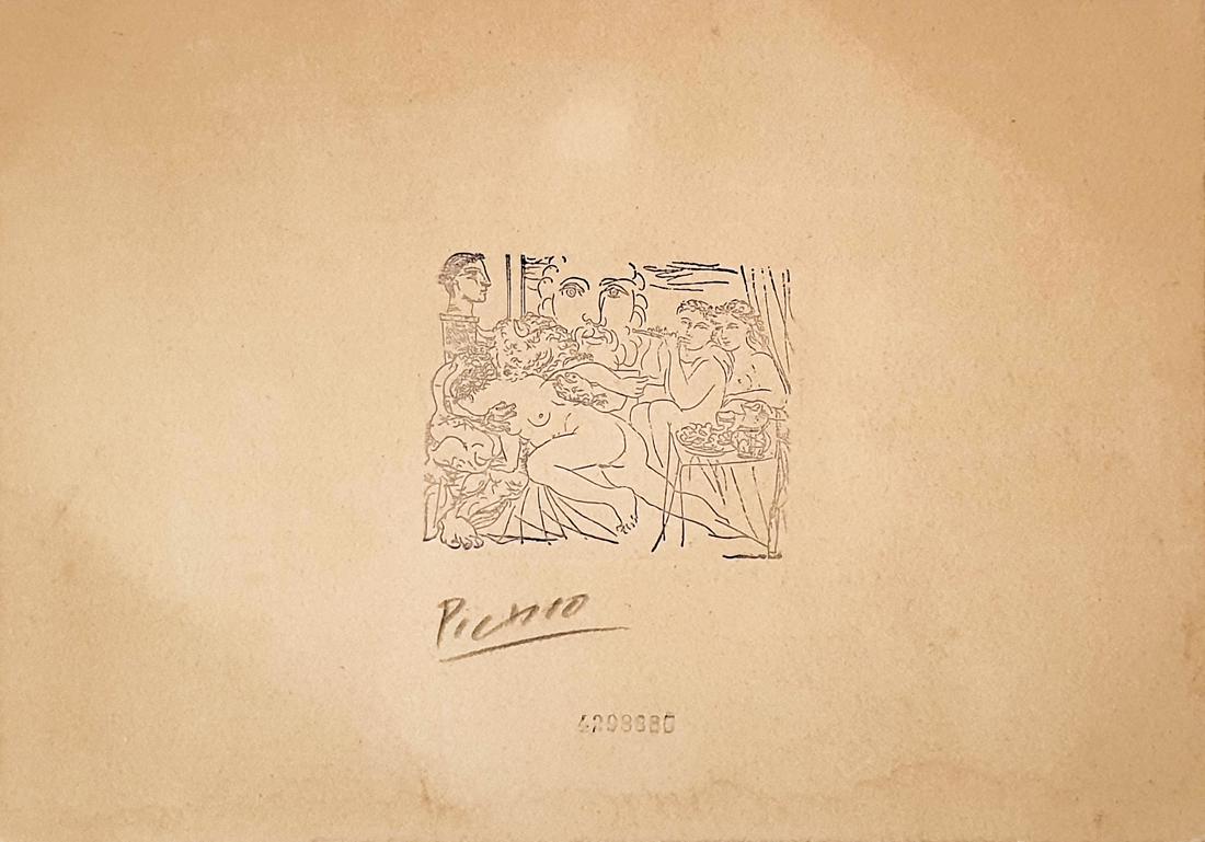 Mujer y Minotauro, PABLO PICASSO ETCHING PRINT, Signed (1 of 2)
