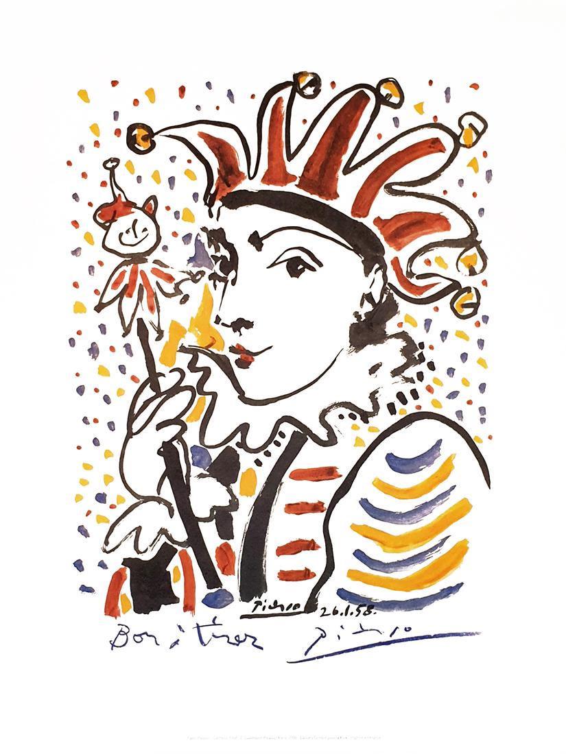 CARNAVAL DE NICE, PABLO PICASSO ORIGINAL LITHOGRAPH COA (1 of 7)