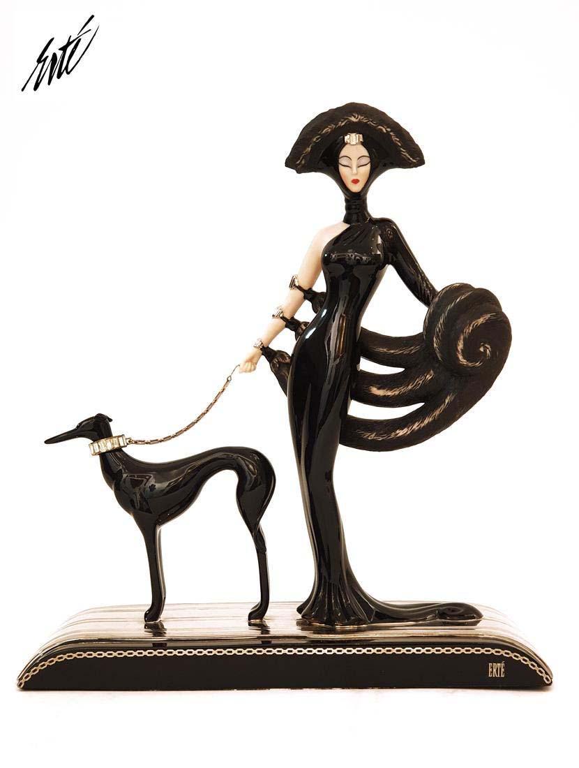 House of Erte "Symphony In Black" Figurine, Ltd Edition (1 of 7)