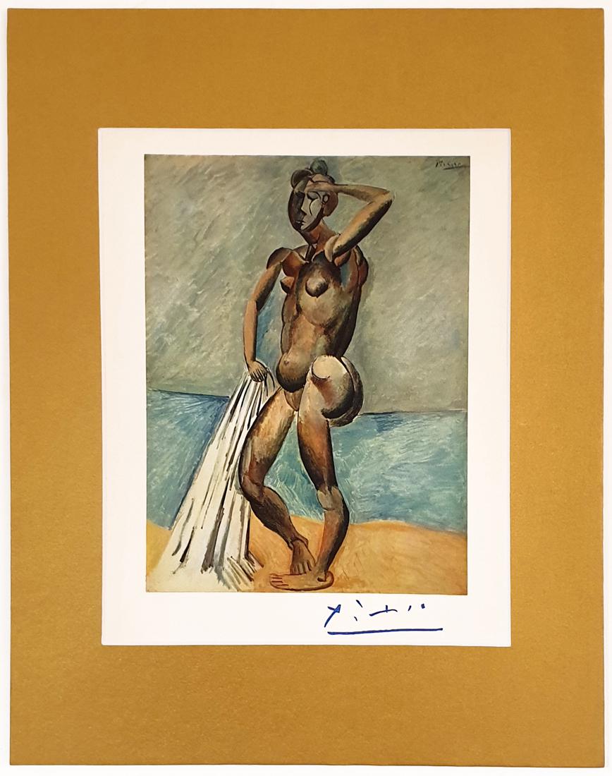 Bather, PABLO PICASSO ORIGINAL LITHOGRAPH, 1948 Print (1 of 4)