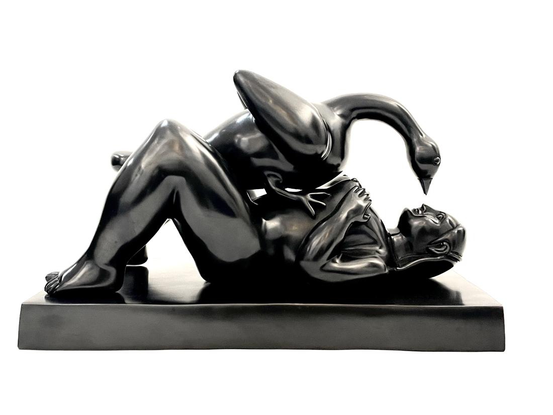 Leda & The Swan, FERNANDO BOTERO Bronze Statue, Signed (1 of 5)