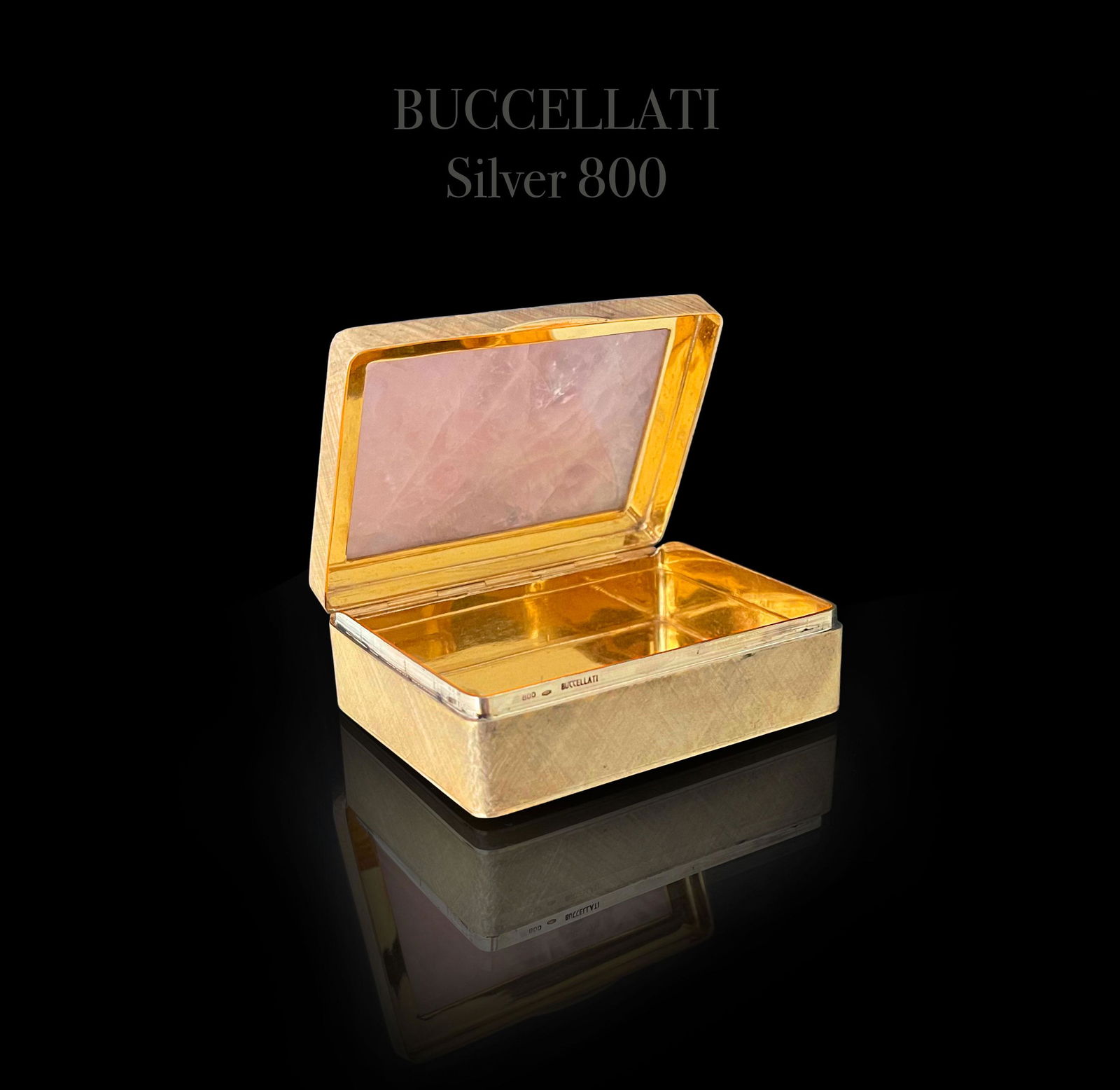 Magnificent BUCCELLATI Gilt Silver Amethyst Jewelry Box (1 of 4)
