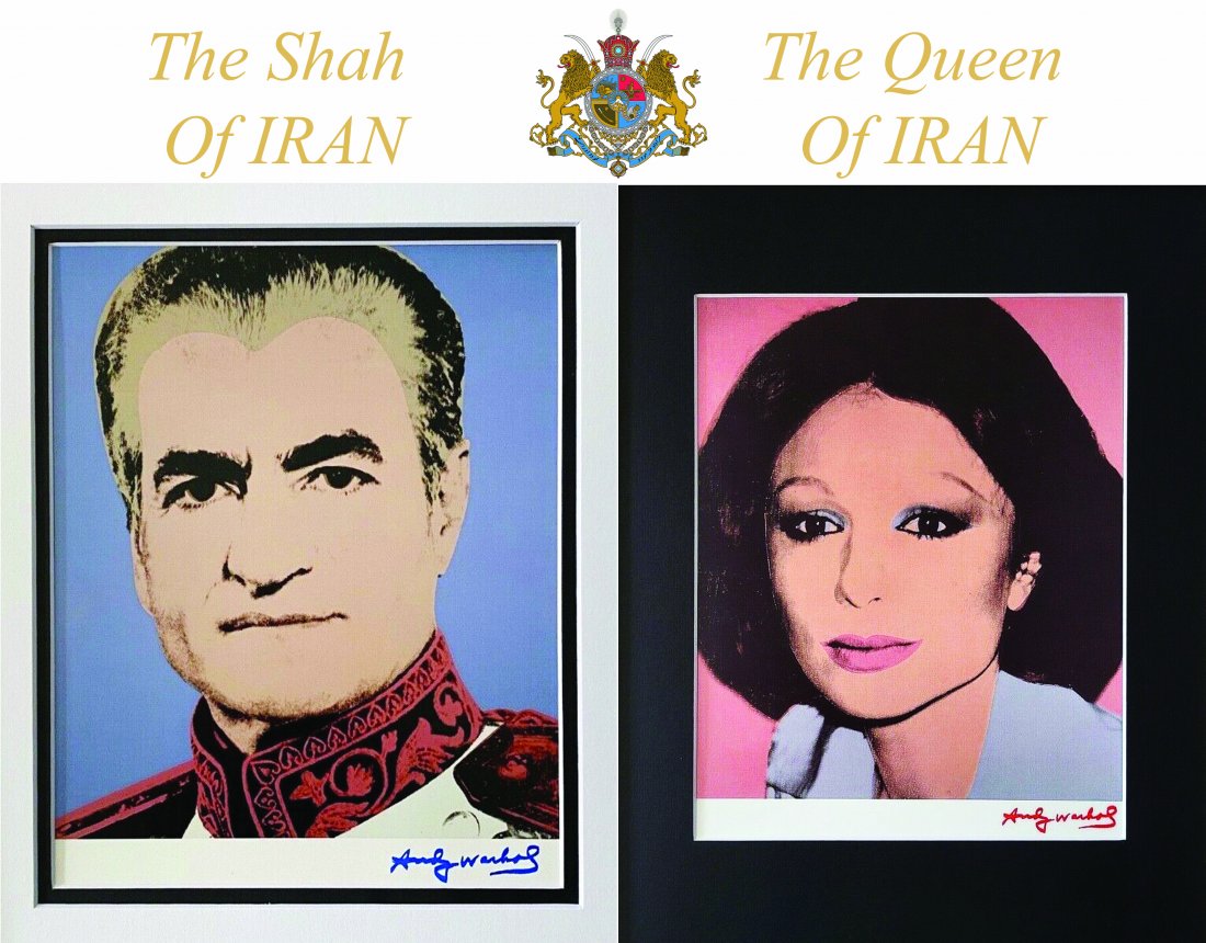 The Shah & The Queen, A Pair of ANDY WARHOL Lithography (1 of 5)