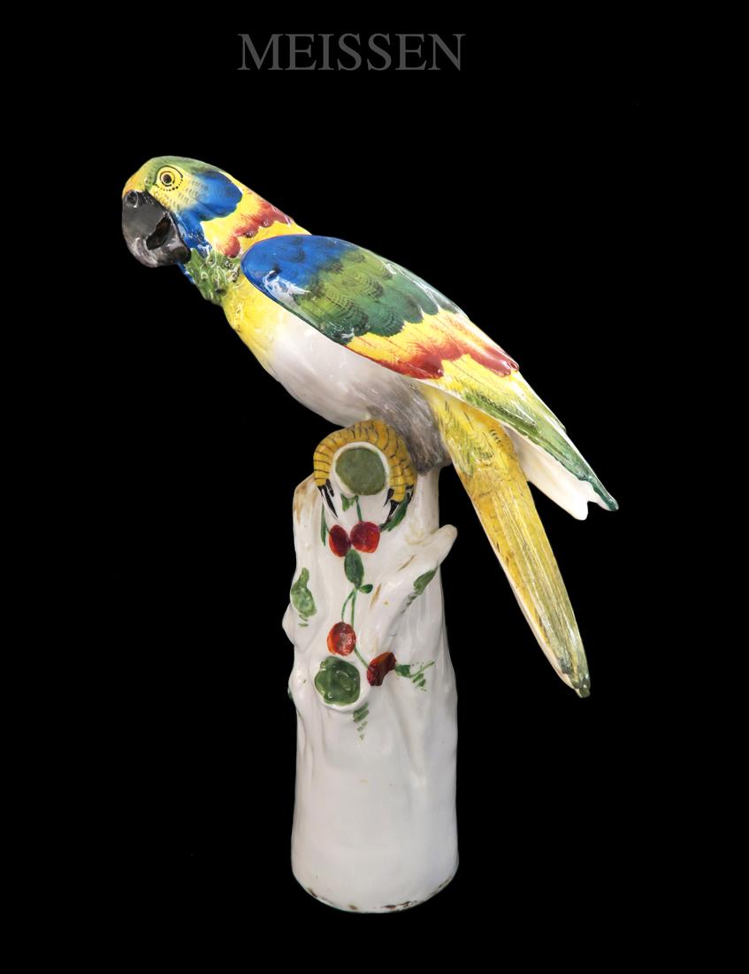 The Parrot, A German Meissen Figurine (1 of 4)