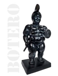 FERNANDO BOTERO BRONZE GLADIATOR SCULPTURE, SIGNED